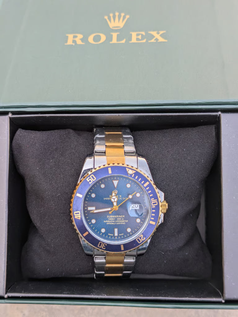 RLX Luxury Blue Dial Watch
