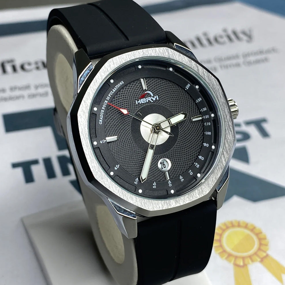 Hervi Pulsation Premium Stainless Steel design Watch